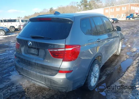 2017 BMW X3 xDrive28I из США, поврежденный, VIN 5UXWX9C36H0W72039